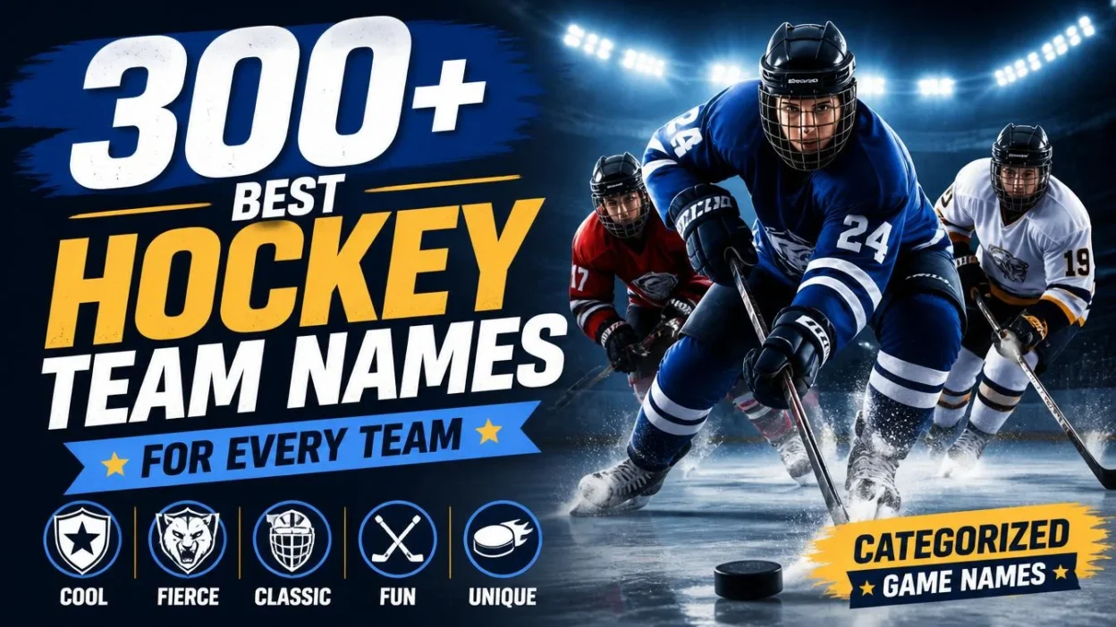 300+ Best Hockey Team Names for Every Team