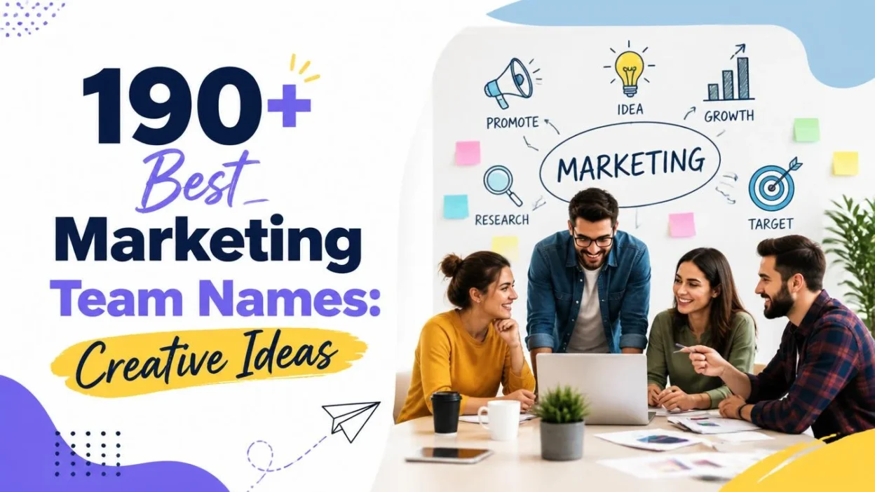 190+ Best Marketing Team Names: Creative Ideas