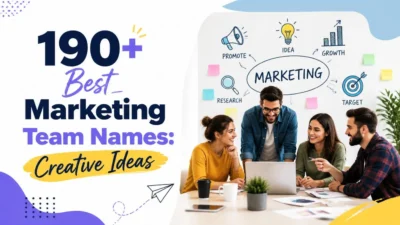 190+ Best Marketing Team Names: Creative Ideas