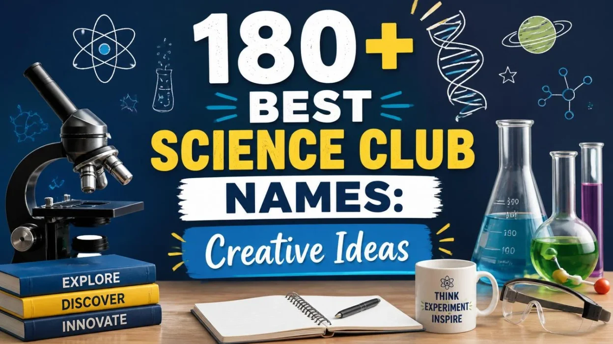 180+ Best Science Club Names: Creative Ideas
