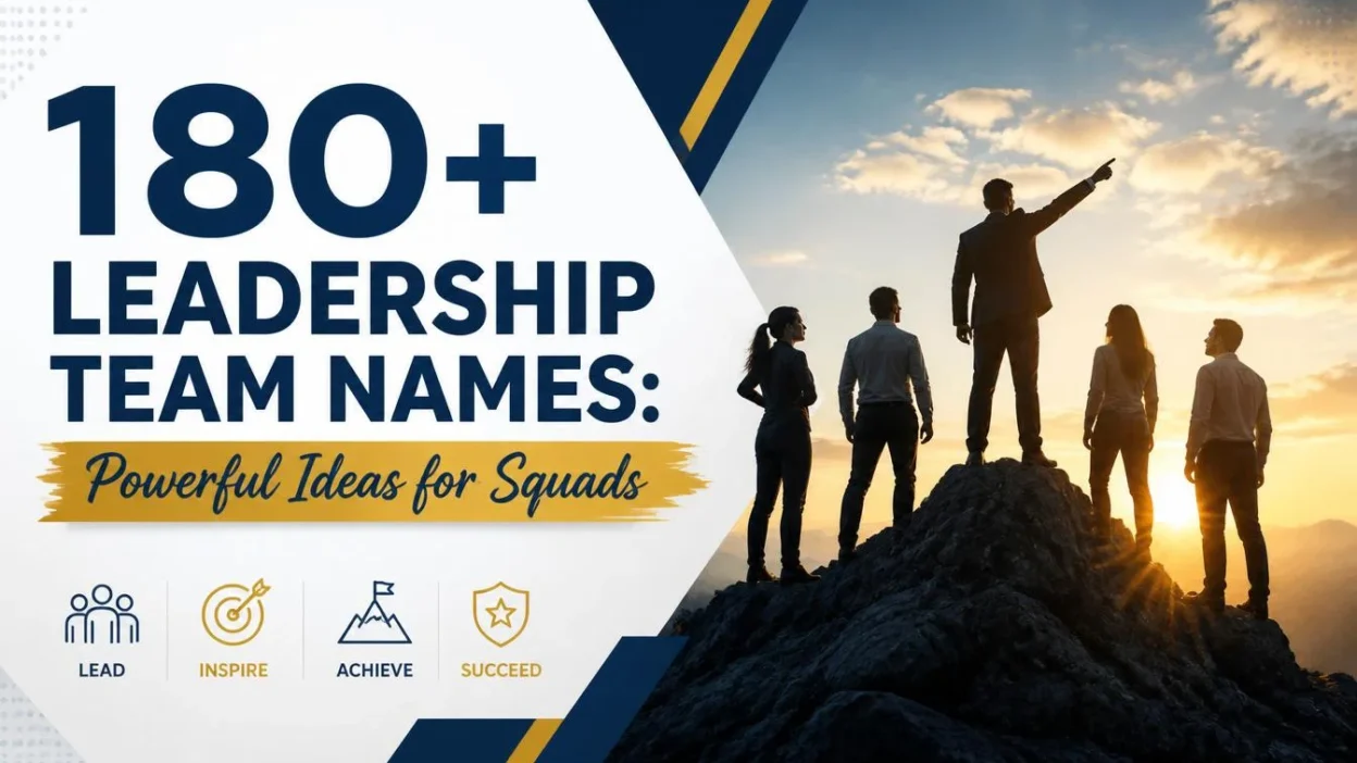 180+ Leadership Team Names: Powerful Ideas for Squads
