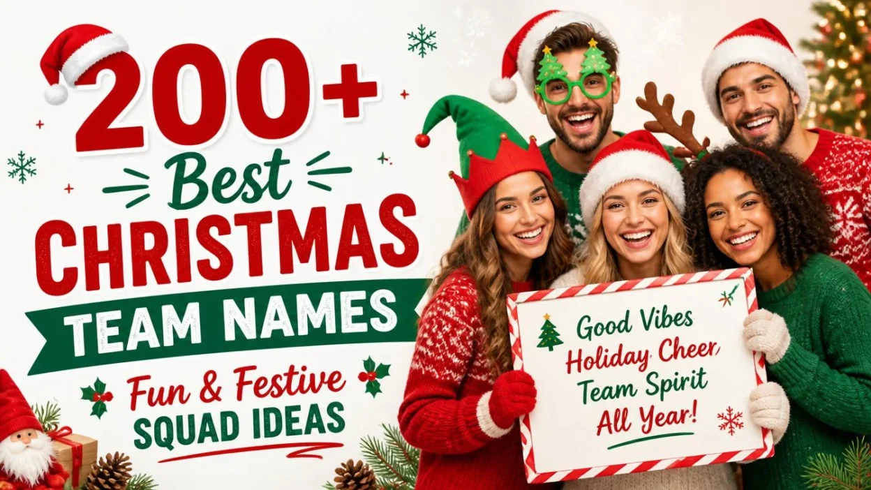 200+ Best Christmas Team Names: Fun & Festive Squad Ideas