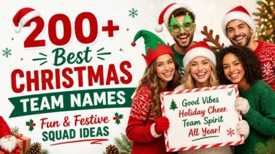 200+ Best Christmas Team Names: Fun & Festive Squad Ideas