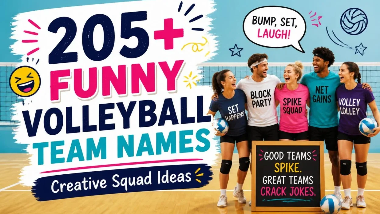 205+ Funny Volleyball Team Names: Creative Squad Ideas