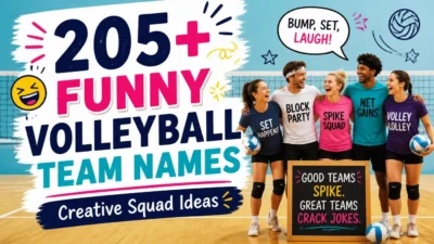 205+ Funny Volleyball Team Names: Creative Squad Ideas