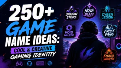 250+ Game Name Ideas: Cool & Creative Gaming Identity