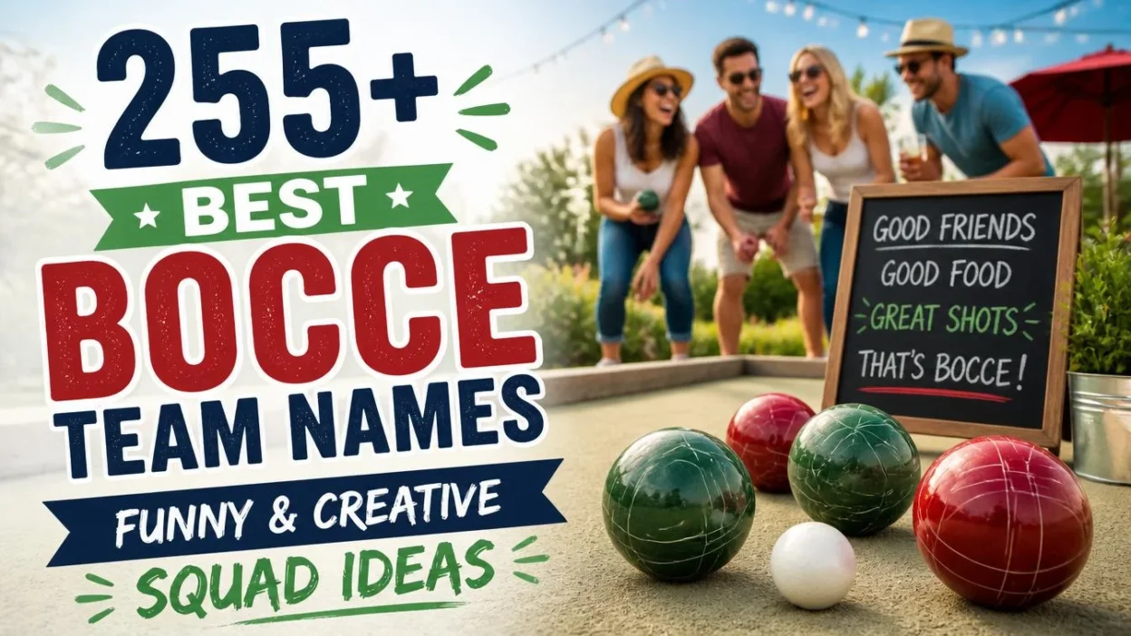 255+ Best Bocce Team Names: Funny & Creative Squad Ideas