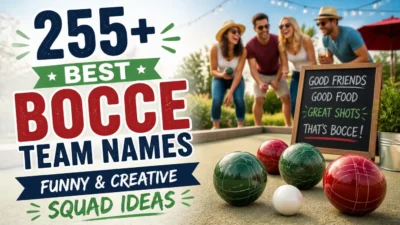 255+ Best Bocce Team Names: Funny & Creative Squad Ideas