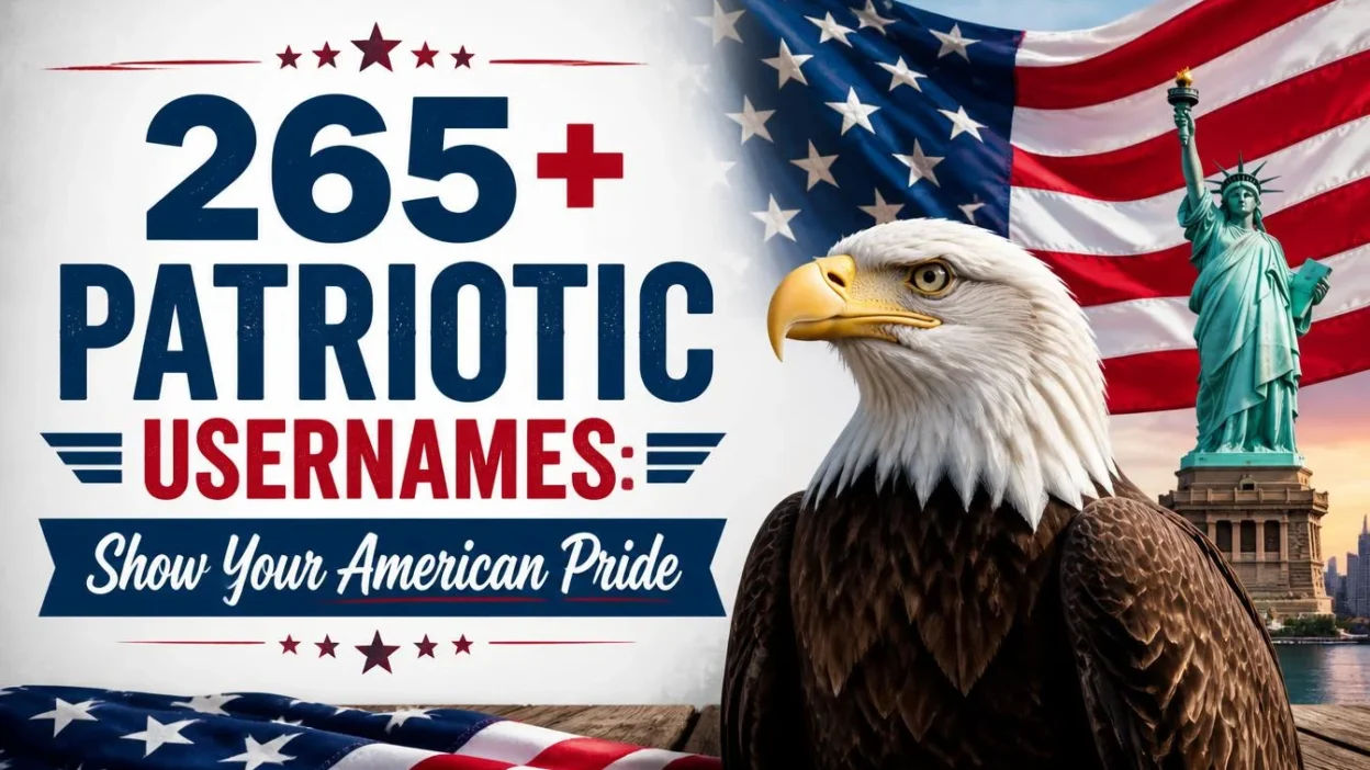 265+ Patriotic Usernames: Show Your American Pride