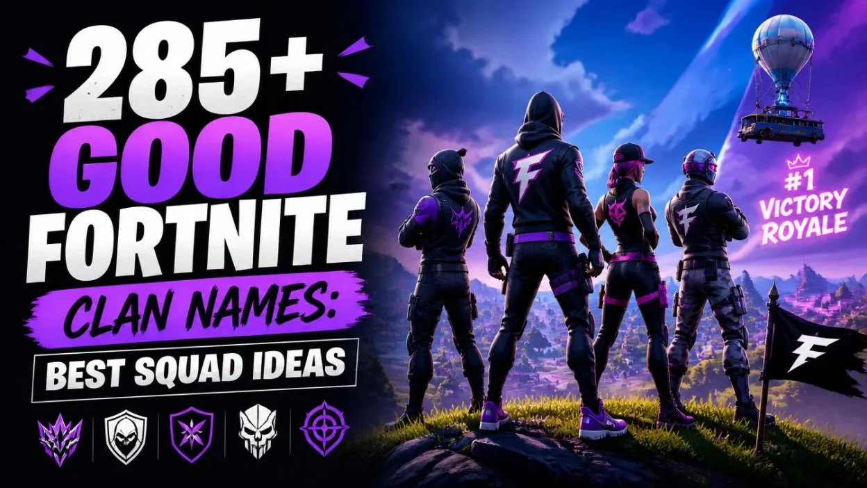 285+ Good Fortnite Clan Names: Best Squad Ideas