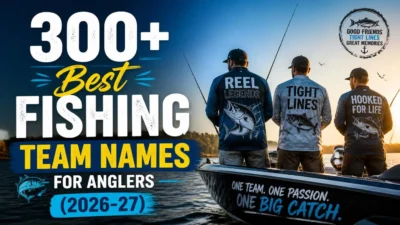 300+ Best Fishing Team Names for Anglers (2026-27)