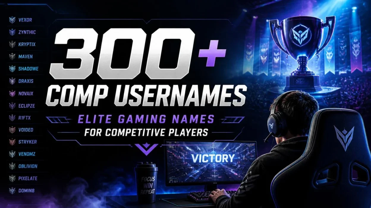 300+ Comp Usernames: Elite Gaming Names for Competitive Players