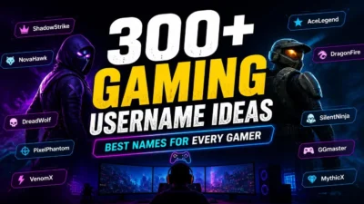 300+ Gaming Username Ideas: Best Names for Every Gamer
