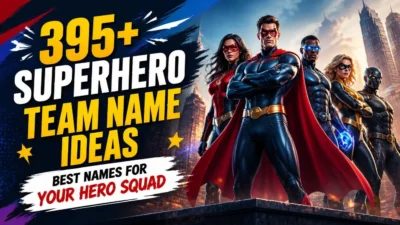 395+Superhero Team Name Ideas: Best Names for Your Hero Squad