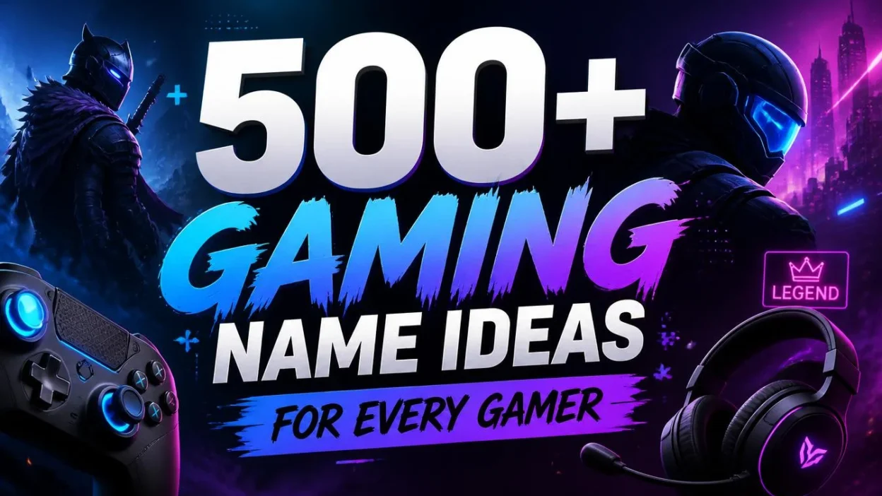 500+ Gaming Name Ideas for Every Gamer