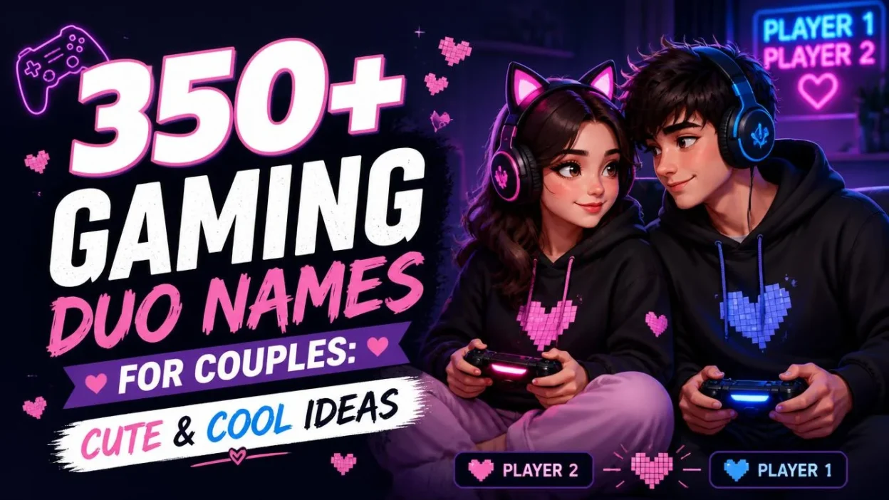 350+ Gaming Duo Names for Couples: Cute & Cool Ideas