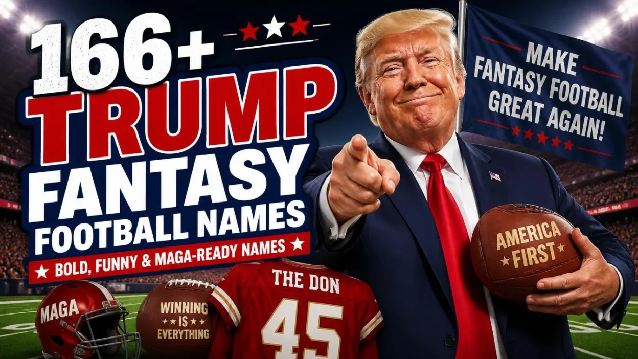 166+ Trump Fantasy Football Names: Bold, Funny & MAGA-Ready Names