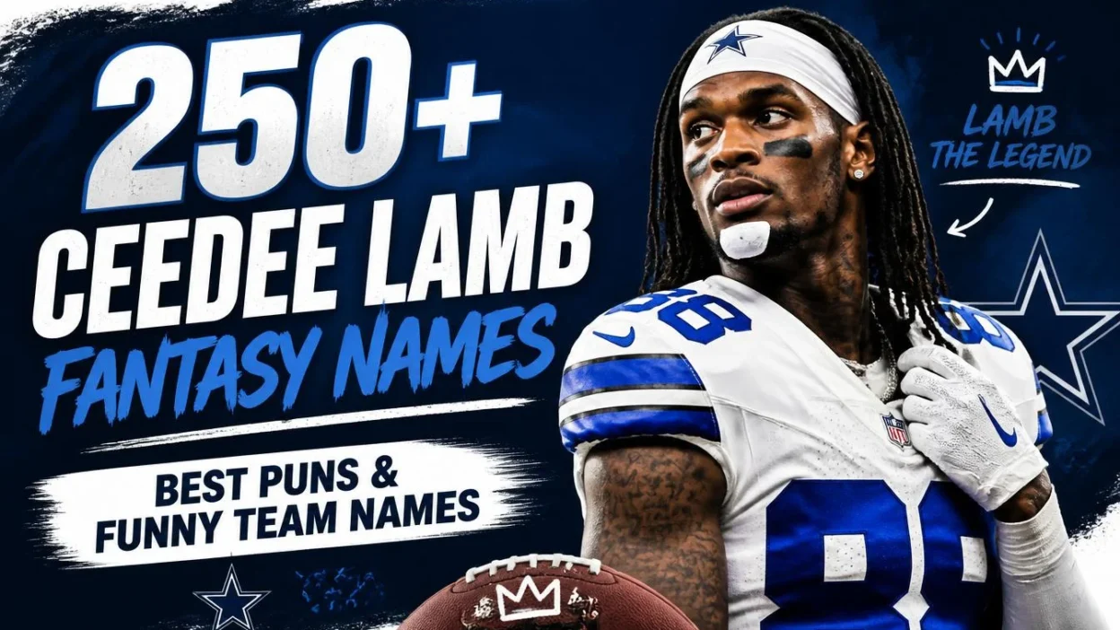 250+ CeeDee Lamb Fantasy Names: Best Puns & Funny Team Names