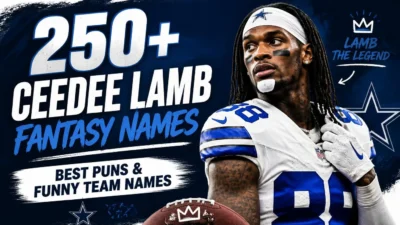 250+ CeeDee Lamb Fantasy Names: Best Puns & Funny Team Names