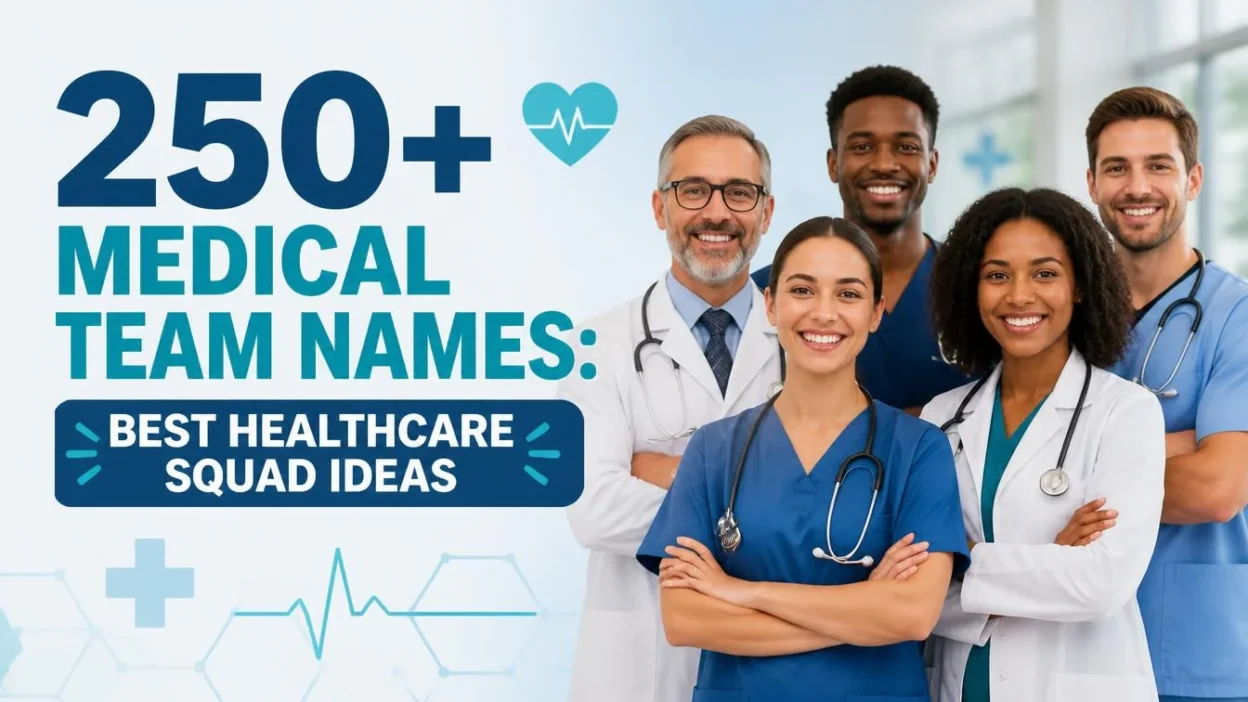 250+ Medical Team Names: Best Healthcare Squad Ideas