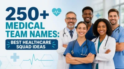 250+ Medical Team Names: Best Healthcare Squad Ideas
