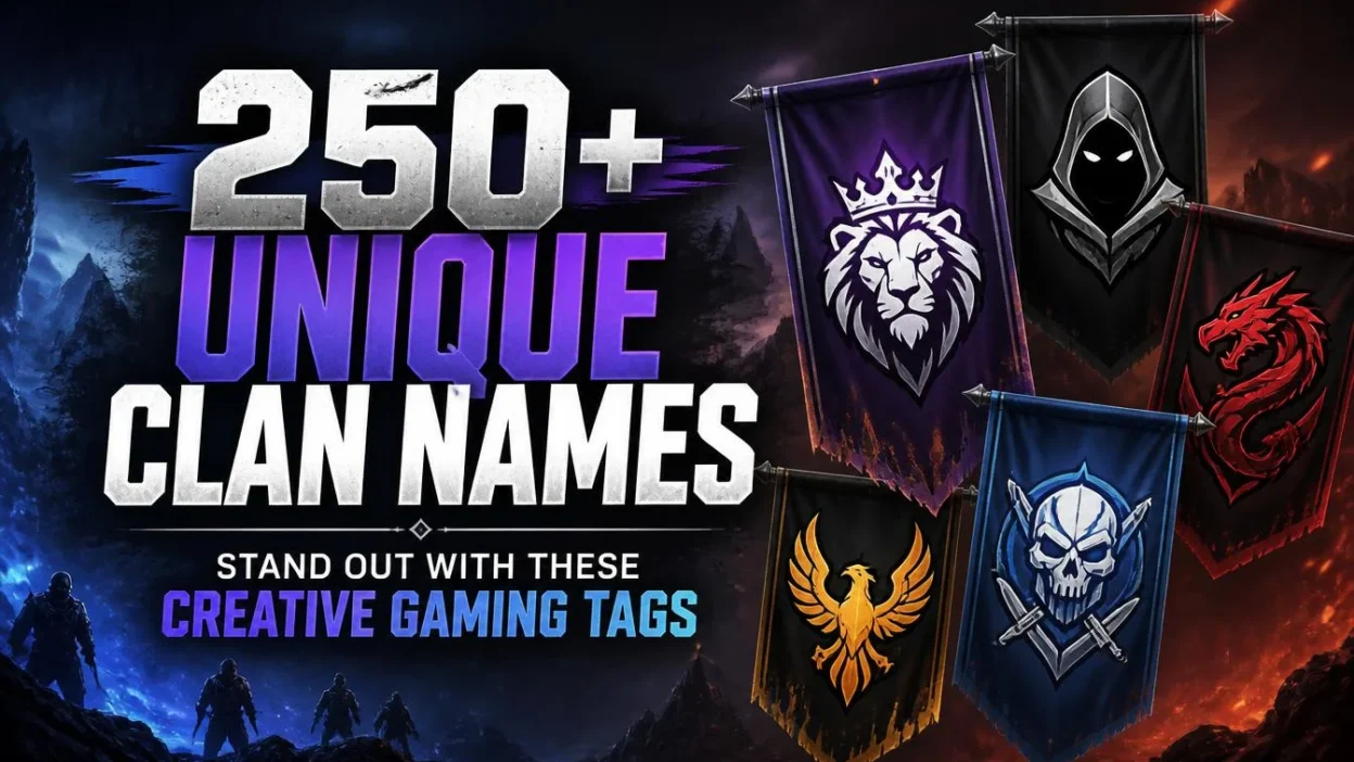 250+ Unique Clan Names: Stand Out with These Creative Gaming Tags