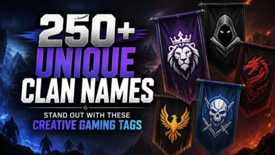 250+ Unique Clan Names: Stand Out with These Creative Gaming Tags
