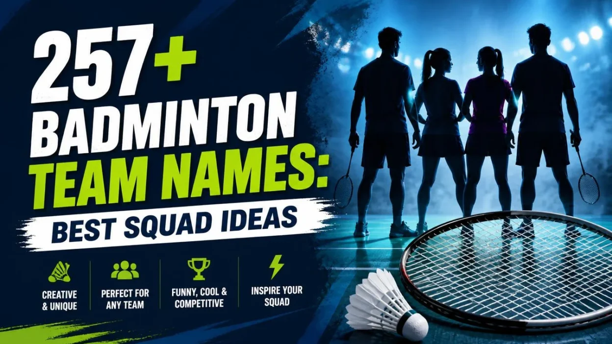 257+ Badminton Team Names: Best Squad Ideas