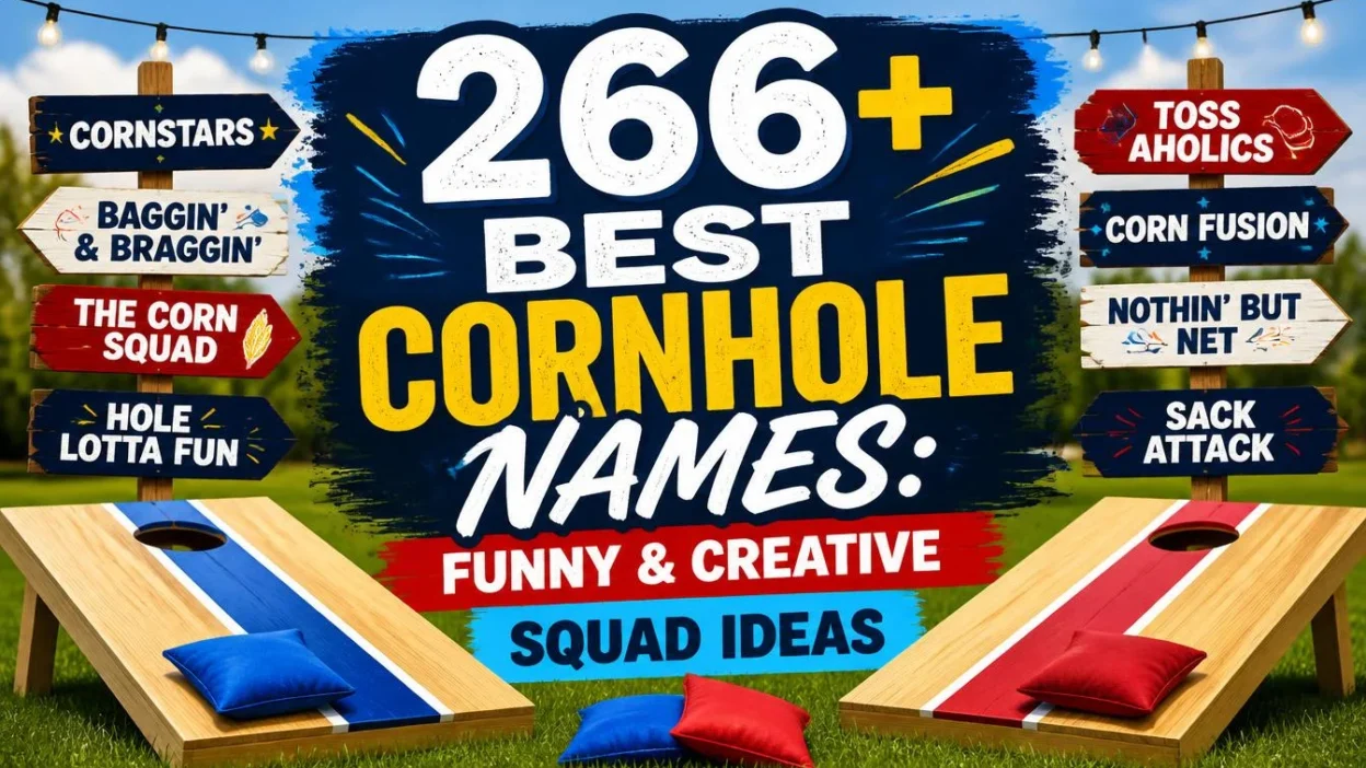 266+ Best Cornhole Names: Funny & Creative Squad Ideas