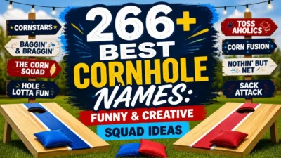 266+ Best Cornhole Names: Funny & Creative Squad Ideas