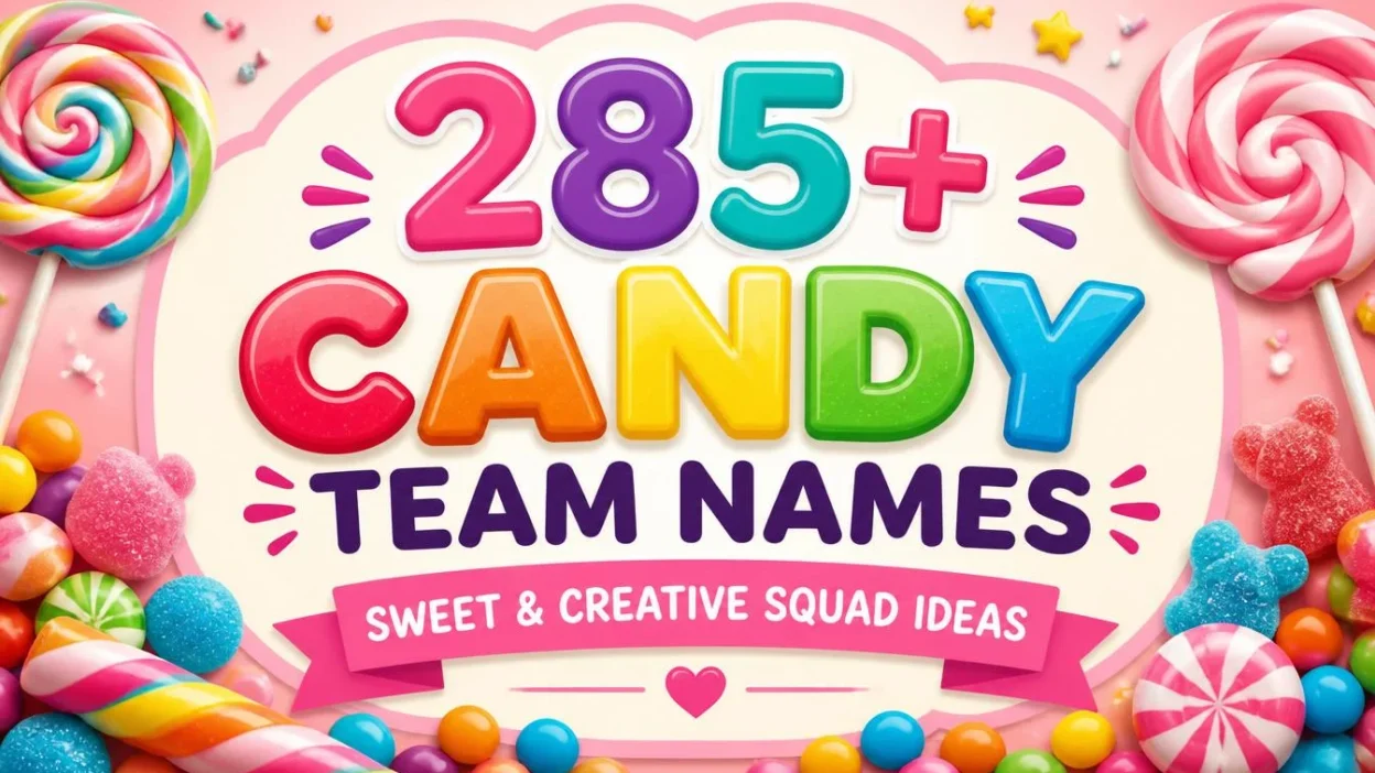 285+ Candy Team Names: Sweet & Creative Squad Ideas