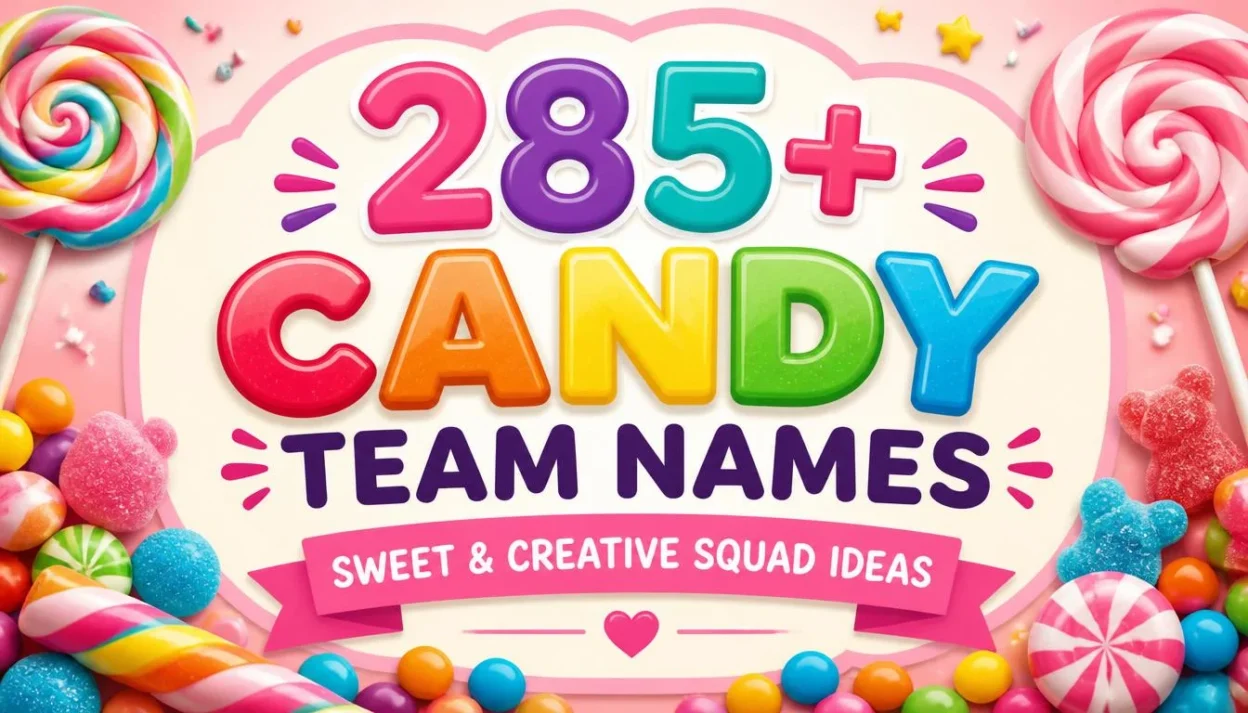 285+ Candy Team Names: Sweet & Creative Squad Ideas