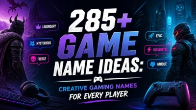 285+ Game Name Ideas: Creative Gaming Names for Every Player