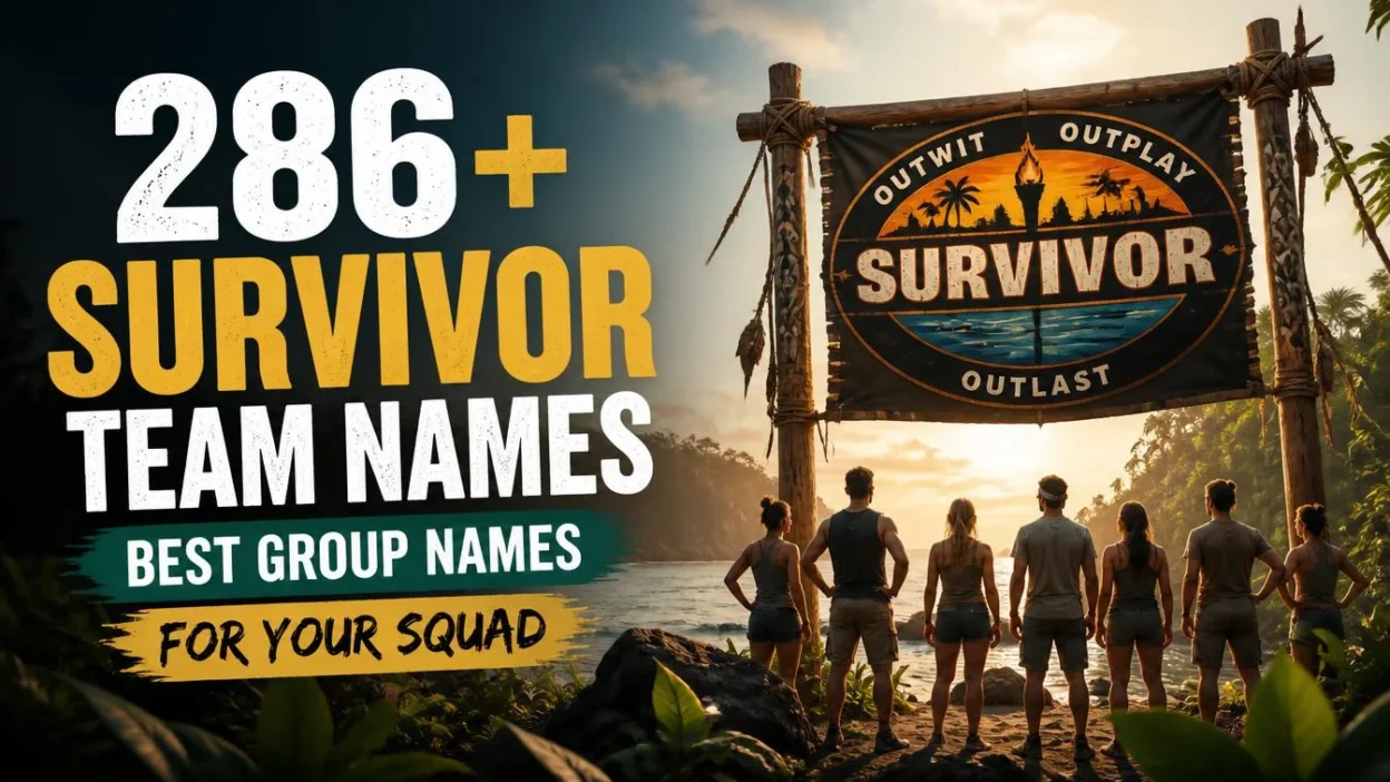 286+ Survivor Team Names Best Group Names for Your Squad