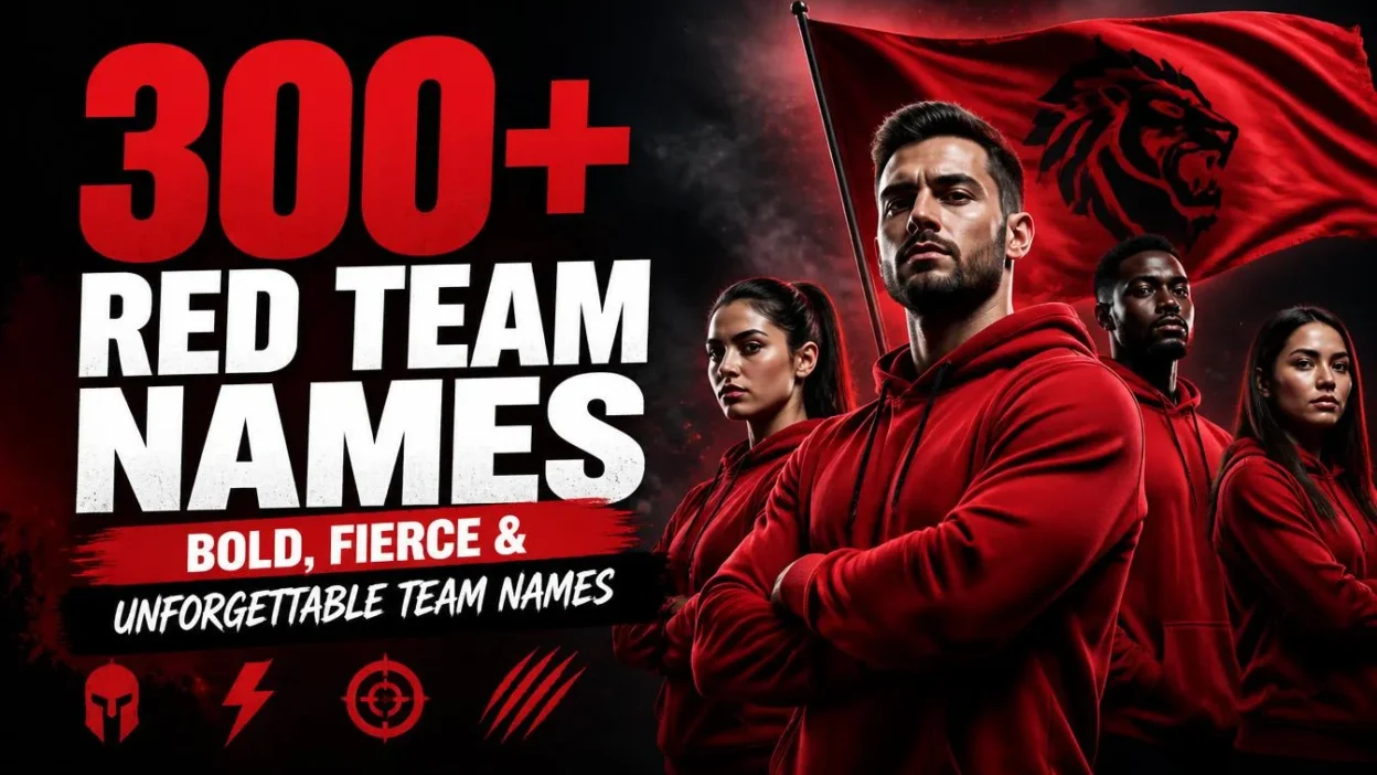 300+ Red Team Names: Bold, Fierce & Unforgettable Team Names
