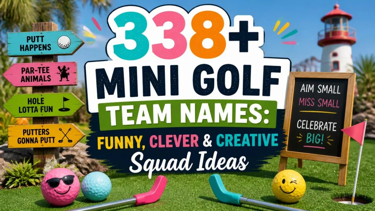 338+ Mini Golf Team Names: Funny, Clever & Creative Squad Ideas