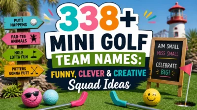 338+ Mini Golf Team Names: Funny, Clever & Creative Squad Ideas
