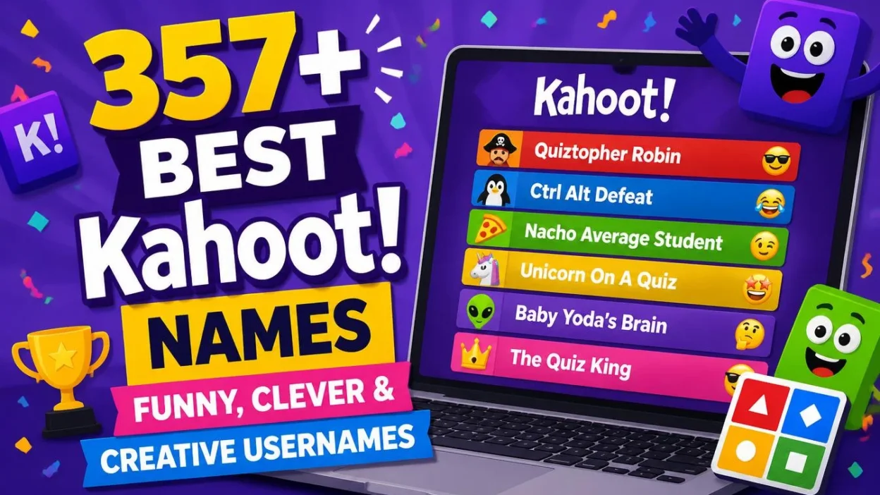 357+ Best Kahoot Names Funny, Clever & Creative Usernames