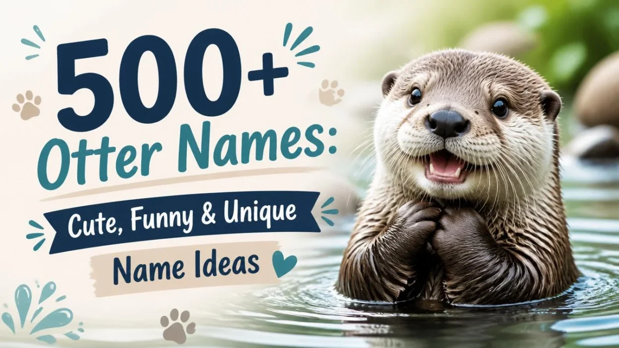 500+ Otter Names: Cute Funny & Unique Name Ideas
