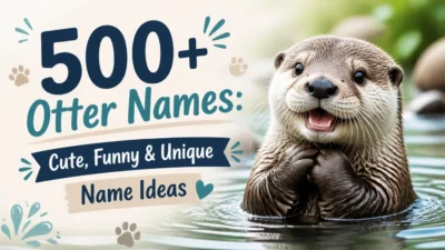 500+ Otter Names: Cute Funny & Unique Name Ideas