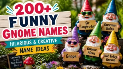 200+ Funny Gnome Names Hilarious & Creative Name Ideas