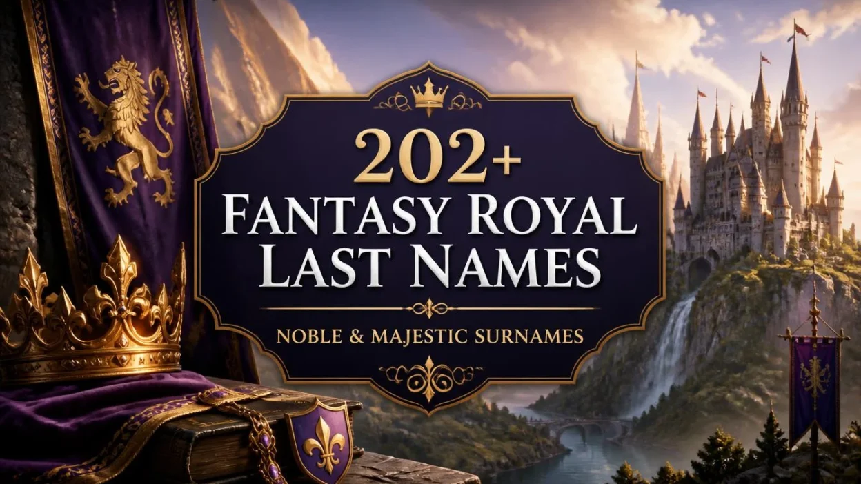 202+ Fantasy Royal Last Names: Noble & Majestic Surnames