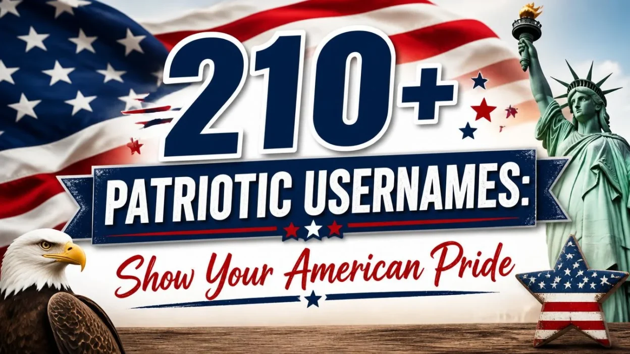 210+ Patriotic Usernames: Show Your American Pride