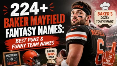 224+ Baker Mayfield Fantasy Names: Best Puns & Funny Team Names