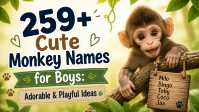 259+ Cute Monkey Names for Boys: Adorable & Playful Ideas