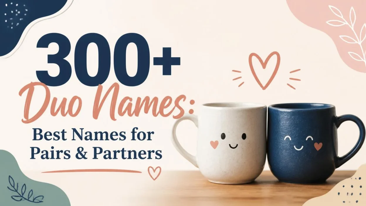 300+ Duo Names Best Names for Pairs & Partners