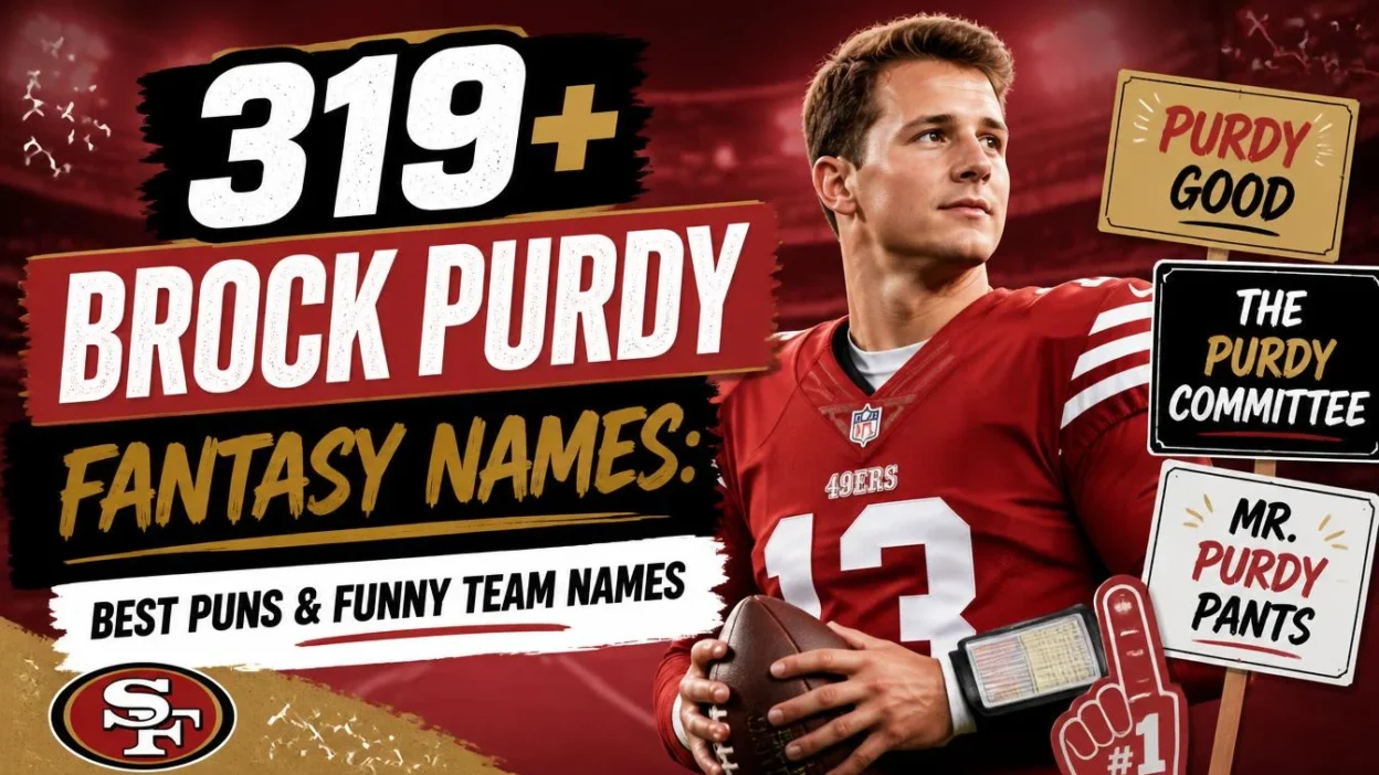 319+ Brock Purdy Fantasy Names: Best Puns & Funny Team Names 319+ Brock Purdy Fantasy Names: Best Puns & Funny Team Names