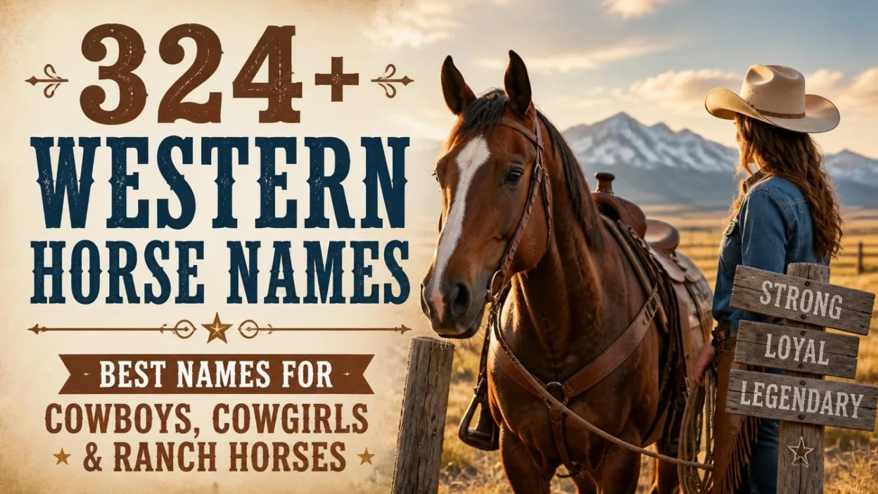 324+ Western Horse Names: Best Names for Cowboys, Cowgirls & Ranch Horses