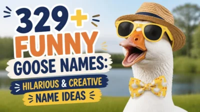 329+ Funny Goose Names: Hilarious & Creative Name Ideas
