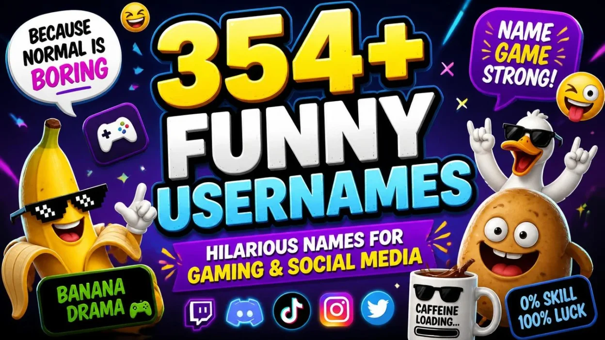354+ Funny Usernames: Hilarious Names for Gaming & Social Media
